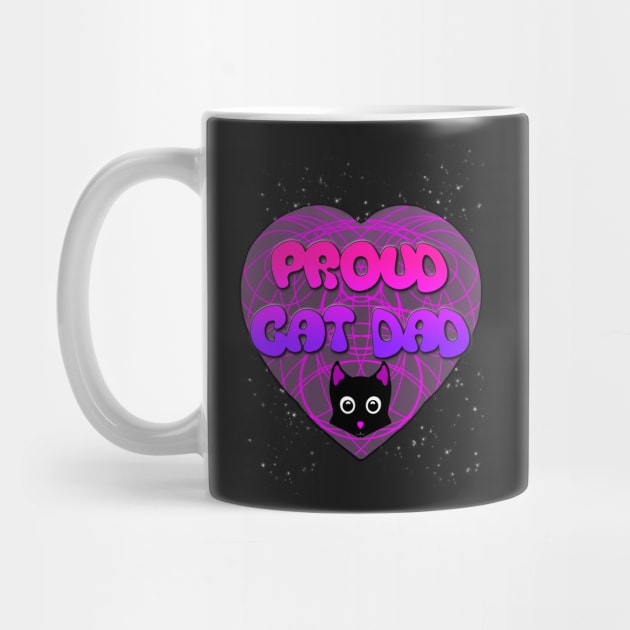 Proud Cat Dad by GrimKatDesigns